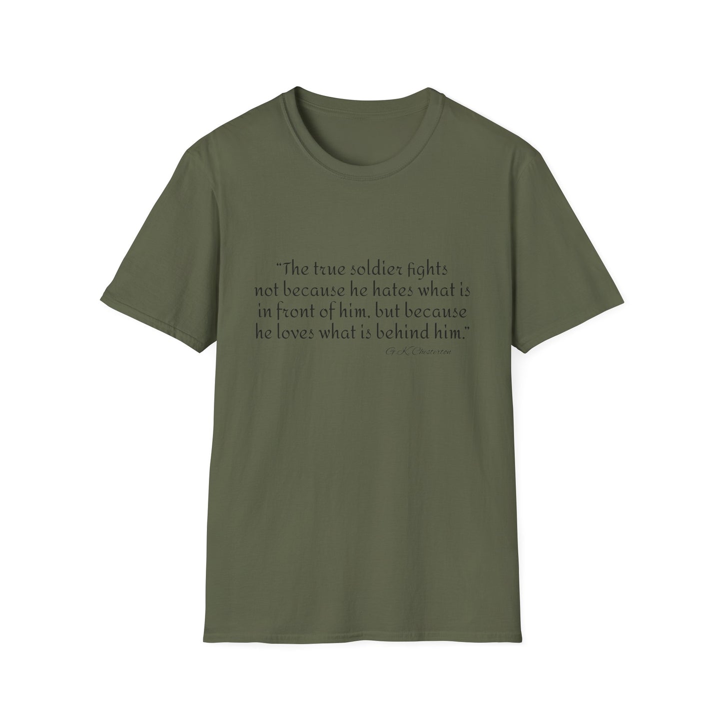 Inspirational Unisex T-Shirt, Gift for Soldiers