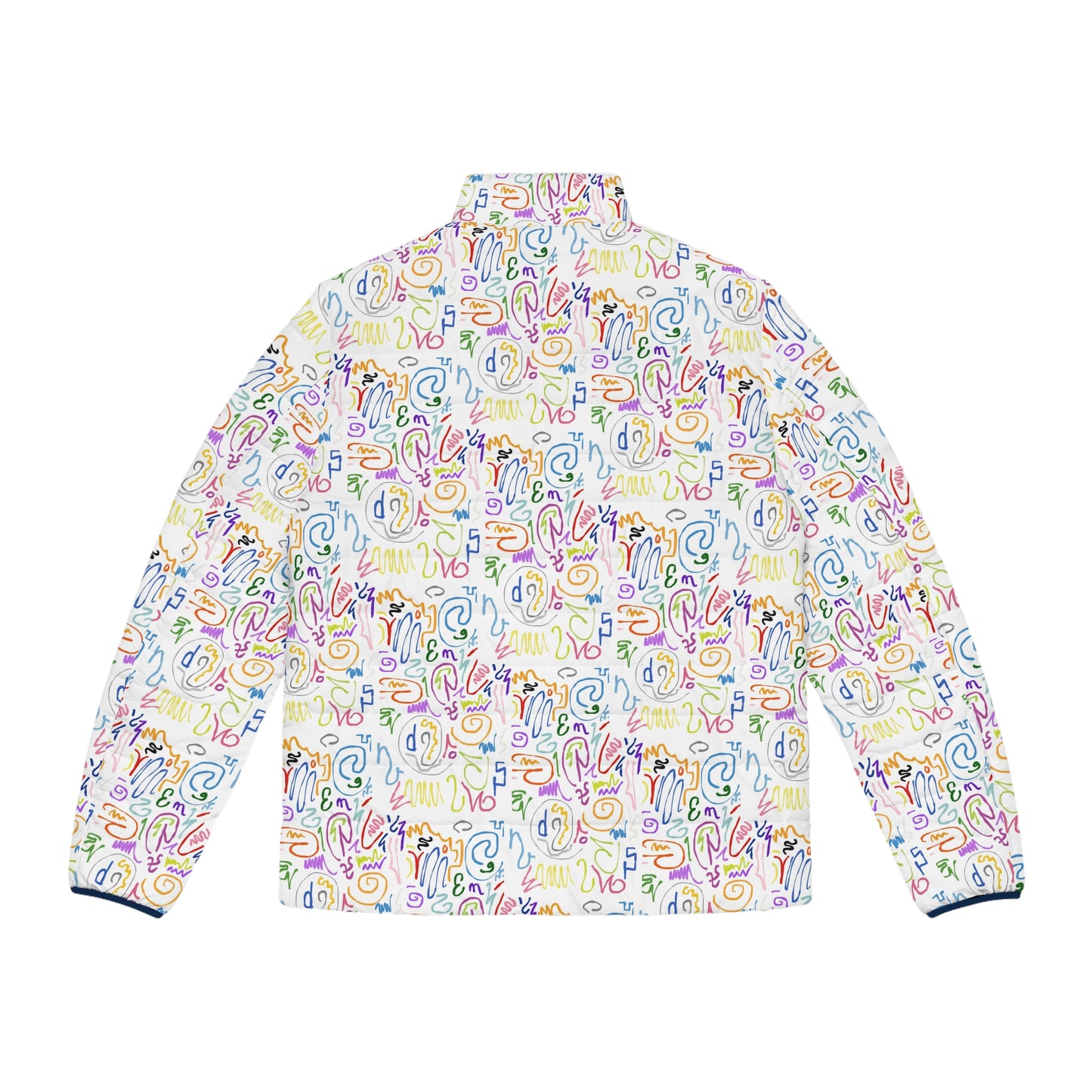 Colorful Men's Puffer Jacket