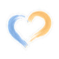 Heart-Shaped Kiss-Cut Stickers – Love, Friendship, Gifts, Journals, Laptop Decoration