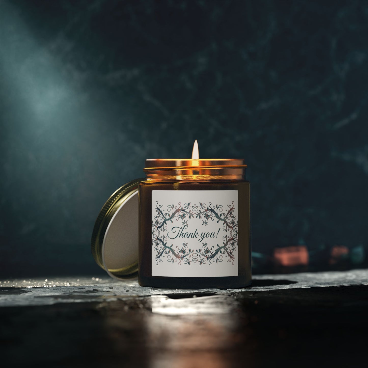 Thank You Scented Candle — Coconut Apricot Wax (4oz & 9oz)