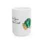 Save Your Mother Earth Ceramic Mug – Eco-Friendly Earth Illustration (11oz, 15oz)