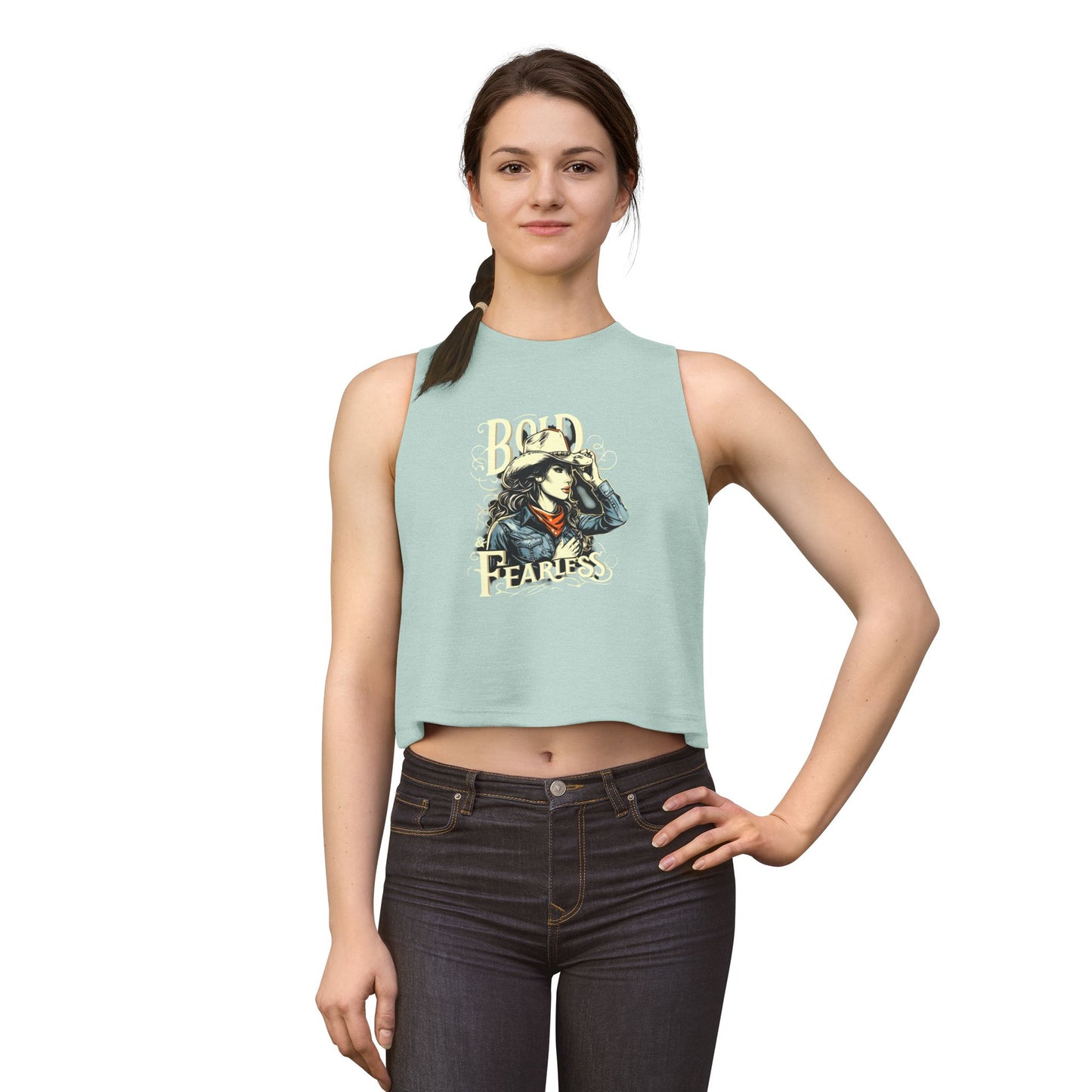 Bold & Fearless Cowgirl Crop Top