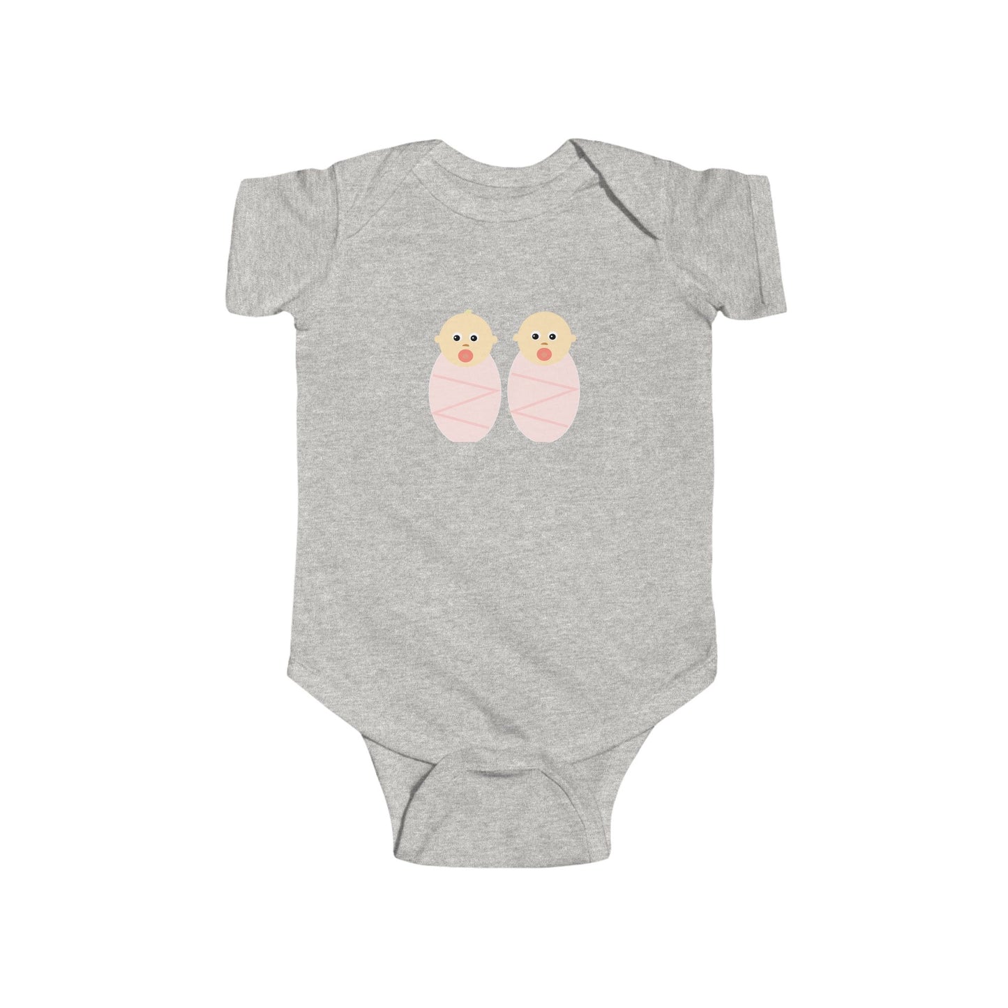 Cute Baby Bodysuit with Swaddled Chick Design
