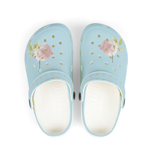 Kid's Floral Foam Clogs