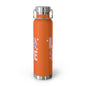 22oz Insulated Bottle — Red 'LOVE' Floral Valentine Water Bottle