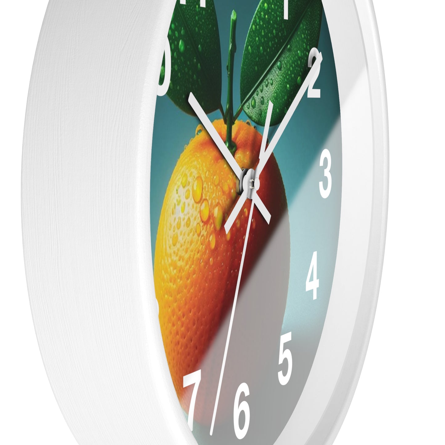 Citrus-Inspired Wall Clock | Fragrant Fruit Home Decor, Kitchen Wall Art