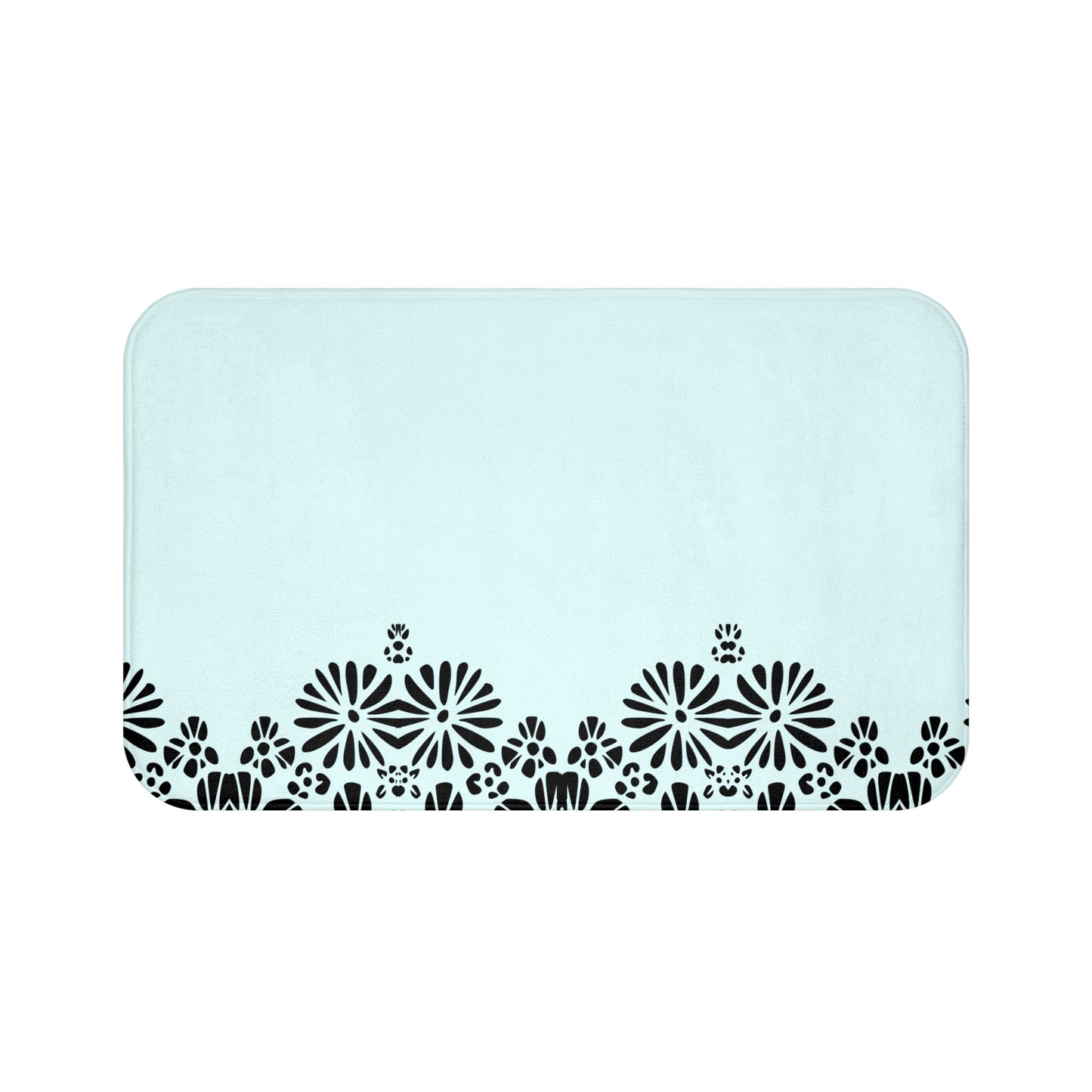 Floral Elegance Bath Mat - Chic Bathroom Decor, Home Spa Essentials, Gift for Her, Modern Design, Cozy Comfort