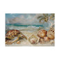 Seashells and Turtle Beach Scene Puzzle