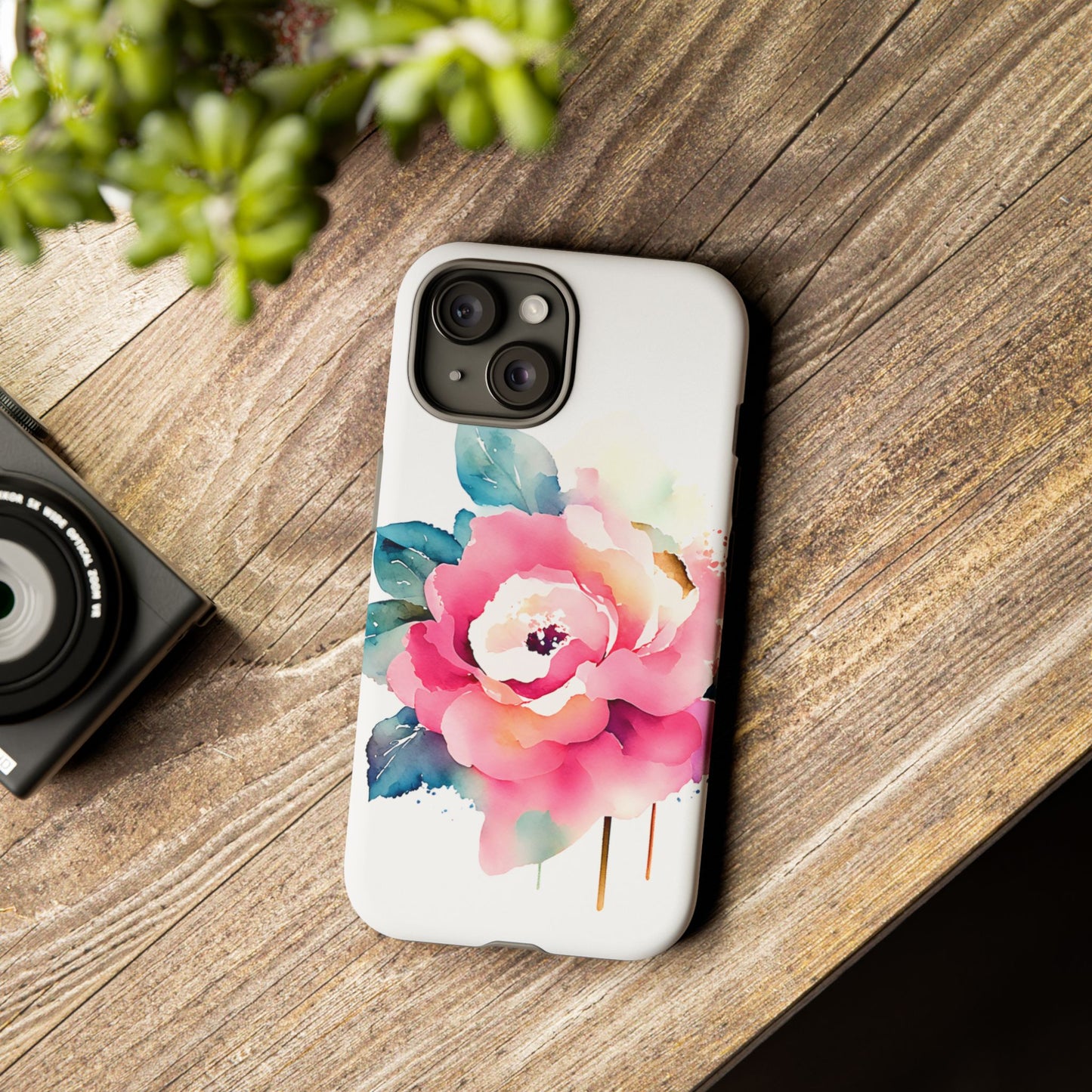 Floral Phone Case - Vibrant Rose Design