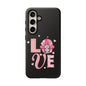Love Gnome Phone Case — Cute Pink Heart Valentines Protective Case