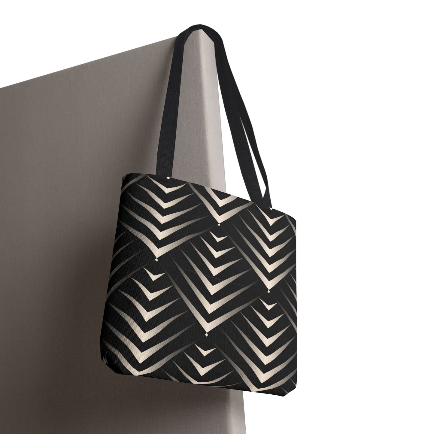 Chic Geometric Tote Bag, Stylish Everyday Bag, Reusable Shopping Tote, Eco-Friendly Gift, Fashion Accessory for All Occasions