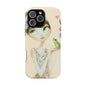 Whimsical Girl with Frog Magnetic Impact Phone Case