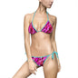 Stylish Women's Bikini Swimsuit, Tie-Dye Bathing Suit, Summer Swimwear, Beach Ready, Pool Party Essential, Perfect for Vacation
