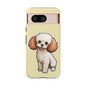 Cute Dog Phone Case, Pet Lover Gift, Custom Phone Cover, Cartoon Dog Case, Durable Phone Accessory
