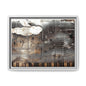 Framed Music Notes Canvas Print — Abstract Vintage Piano & Sheet Music Wall Art
