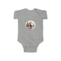 Christmas Baby Bodysuit - Vintage Santa Ornament Design