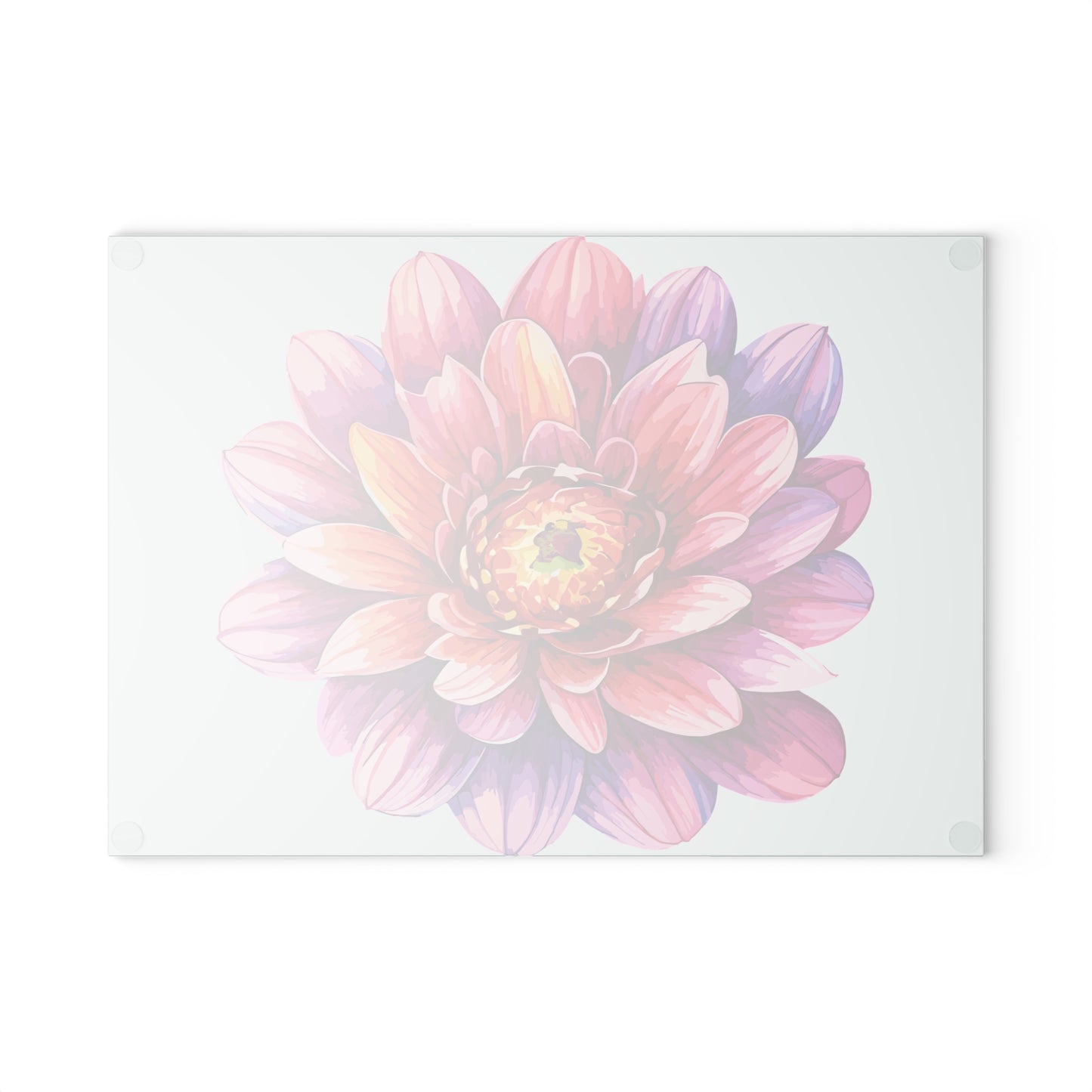 Floral Glass Cutting Board