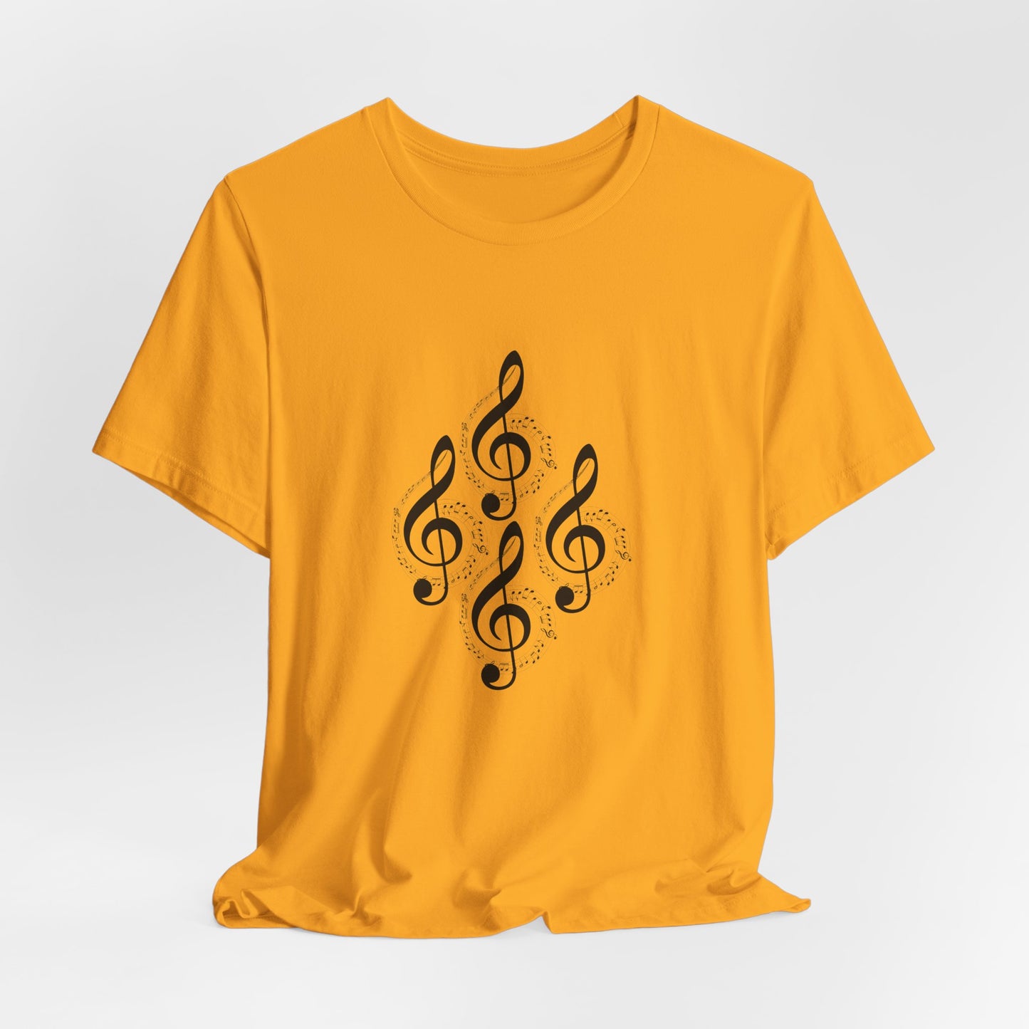 Musical Notes Tee - Perfect for Music Lovers, Casual Wear, Concerts, Festivals, Unique Gift Idea