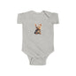 Yorkie Puppy Infant Bodysuit, Cute Dog Baby Onesie, Baby Shower Gift, Newborn Outfit, Paw Print Baby Clothes