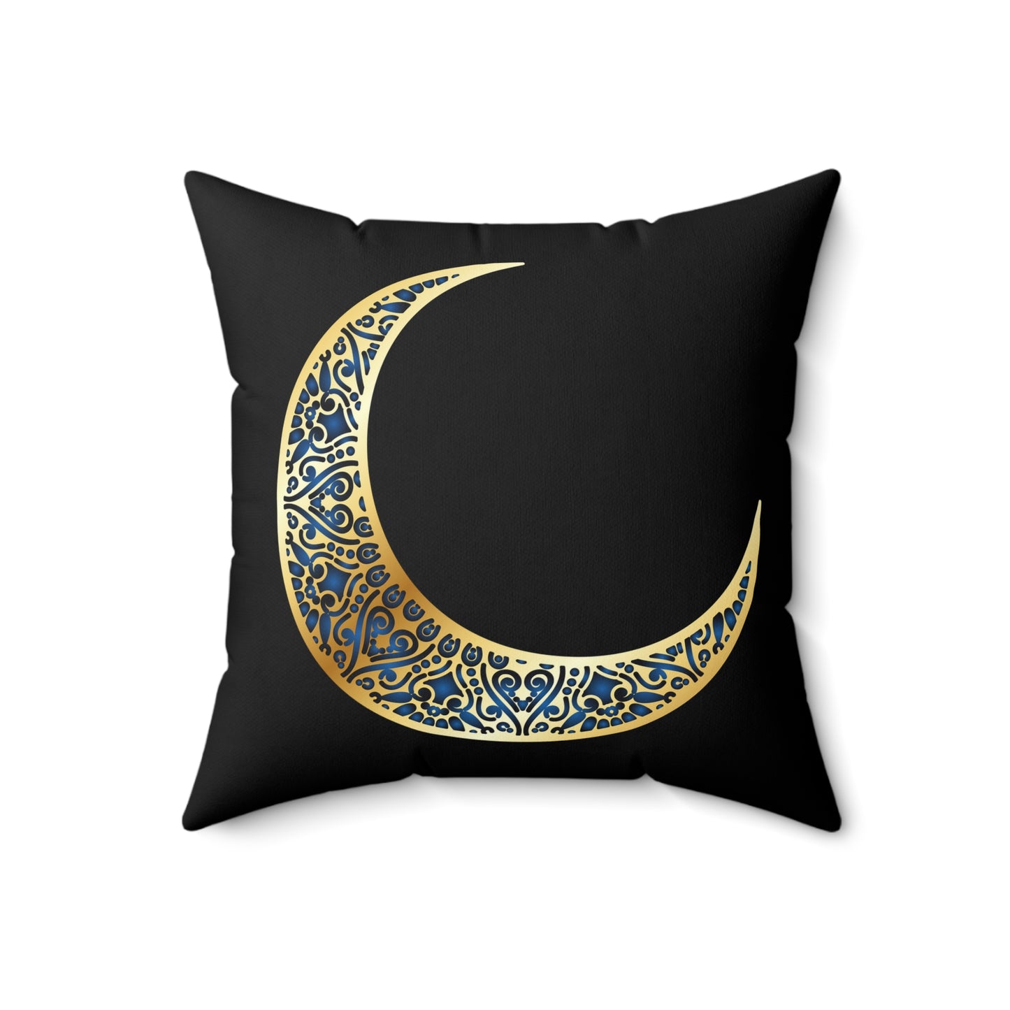 Bohemian Moon Decorative Pillow, Elegant Home Decor, Gift for Moon Lovers, Cozy Living Room Accent, Unique Bedroom Accessory