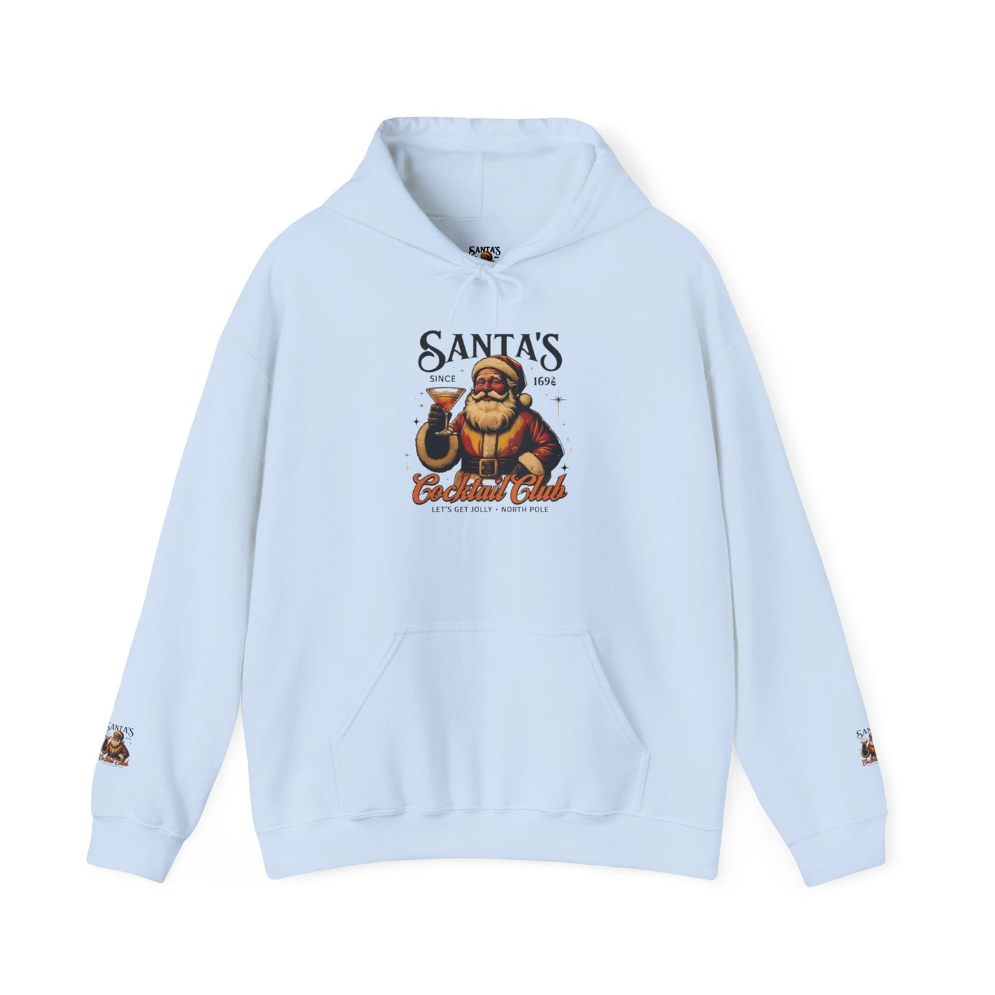 Cozy Holiday Sweatshirt, Perfect Christmas Gift, Santa's Cozy Crew, Winter Comfort Wear, Unisex Hoodie, Festive Apparel