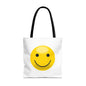 Smiley Face Tote Bag, Eco-Friendly Shopping Bag