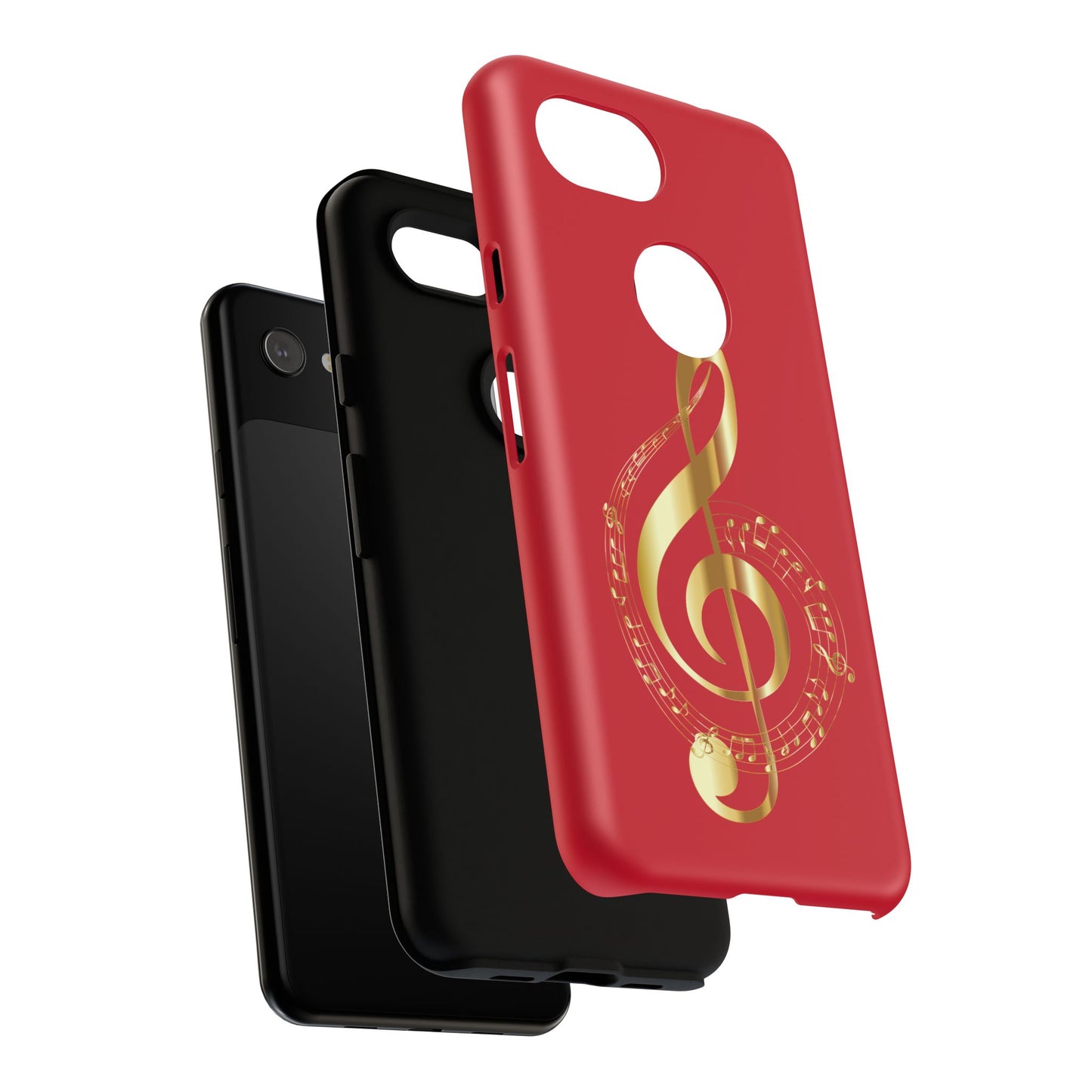 Tough Cases - Red Musical Note