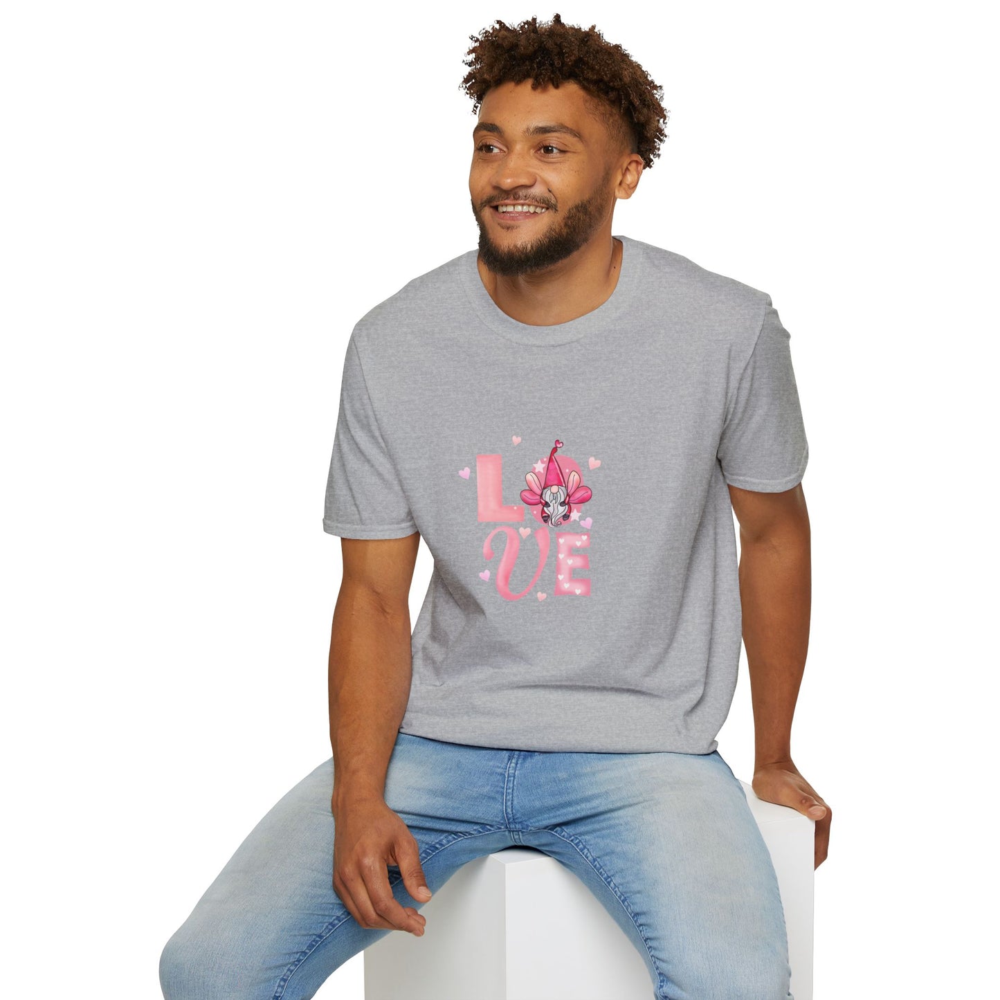 Love Cherry Blossom T-Shirt — Pink Floral "LOVE" Graphic Tee