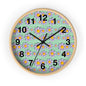 Charming Floral Wall Clock - Brighten Your Space with Decorative Timepiece, Home Decor, Gift for Her, Birthday, Mother's Day