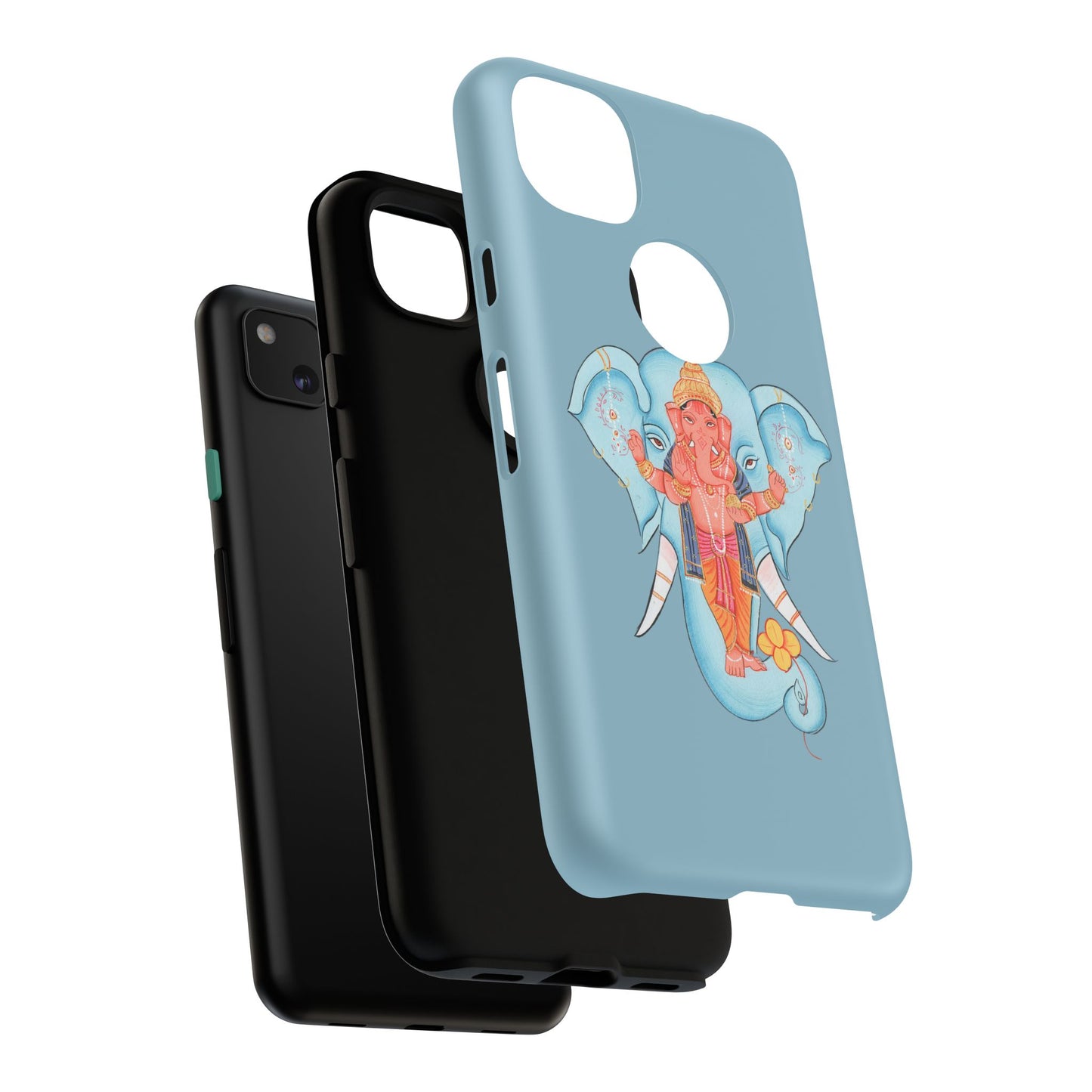 Tough Cases: Ganesh-Inspired Phone Case, Bohemian Phone Cover, Hindu Art Accessory, Festival Gift, Protective Phone Shell
