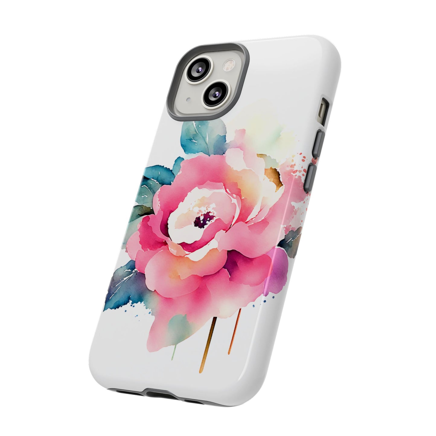 Floral Phone Case - Vibrant Rose Design
