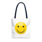 Smiley Face Tote Bag, Eco-Friendly Shopping Bag