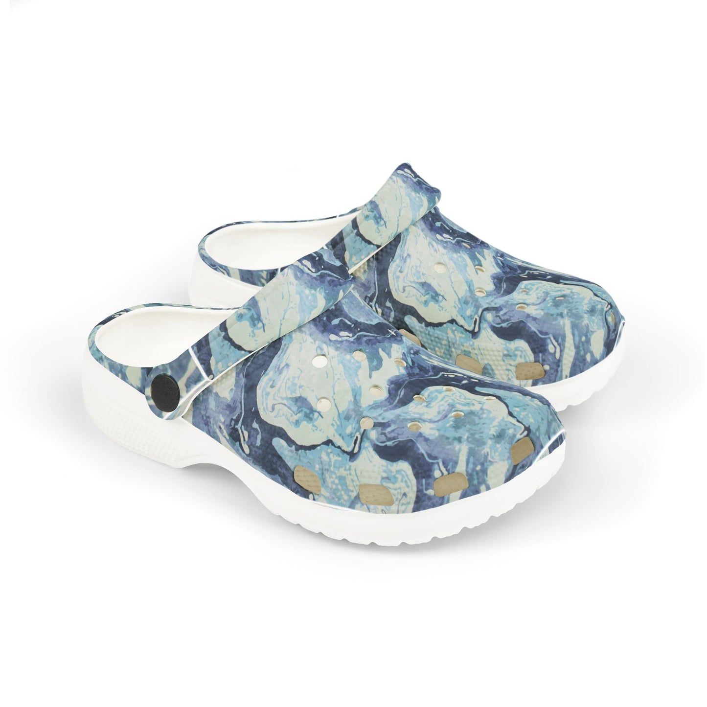 Kid's Marble Pattern Foam Clogs