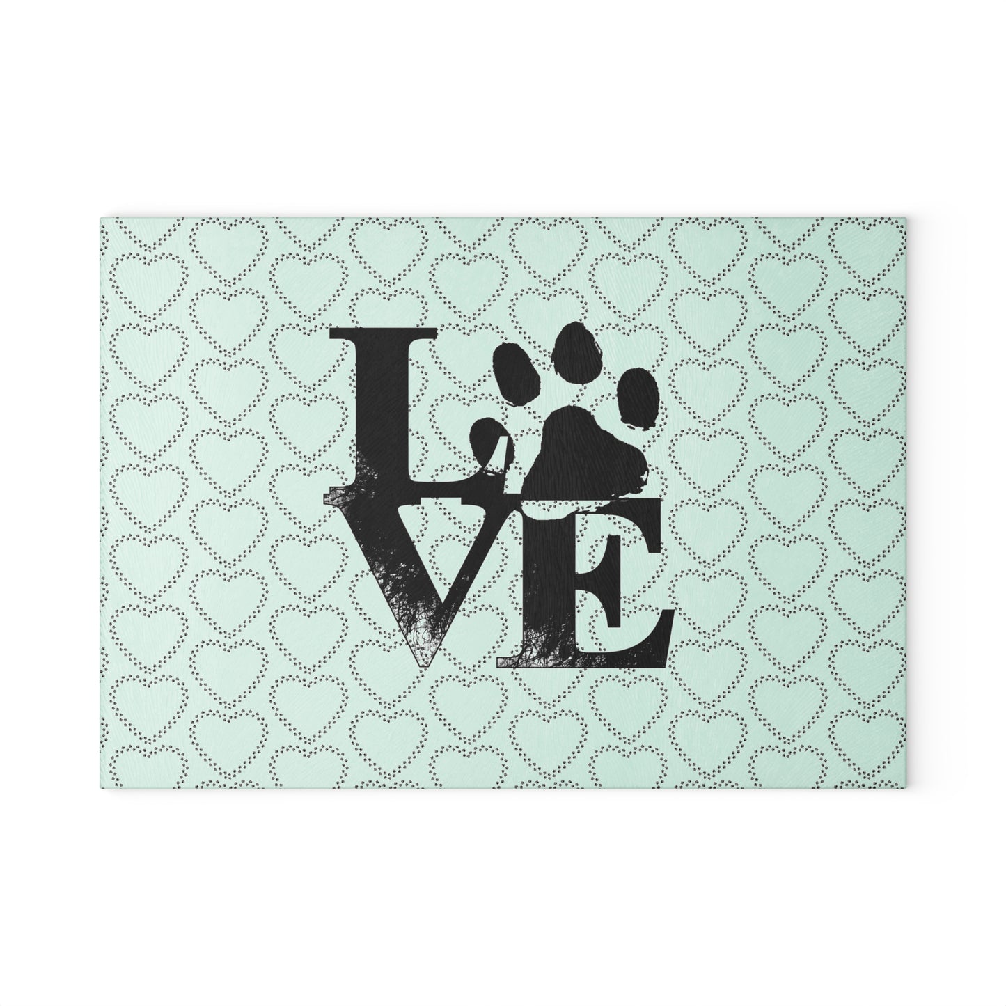 Love Paw Glass Cutting Board, Pet Lover Kitchen Decor, Heart Pattern Chopping Board, Unique Gift for Dog Owners, Wedding Gift, [...]