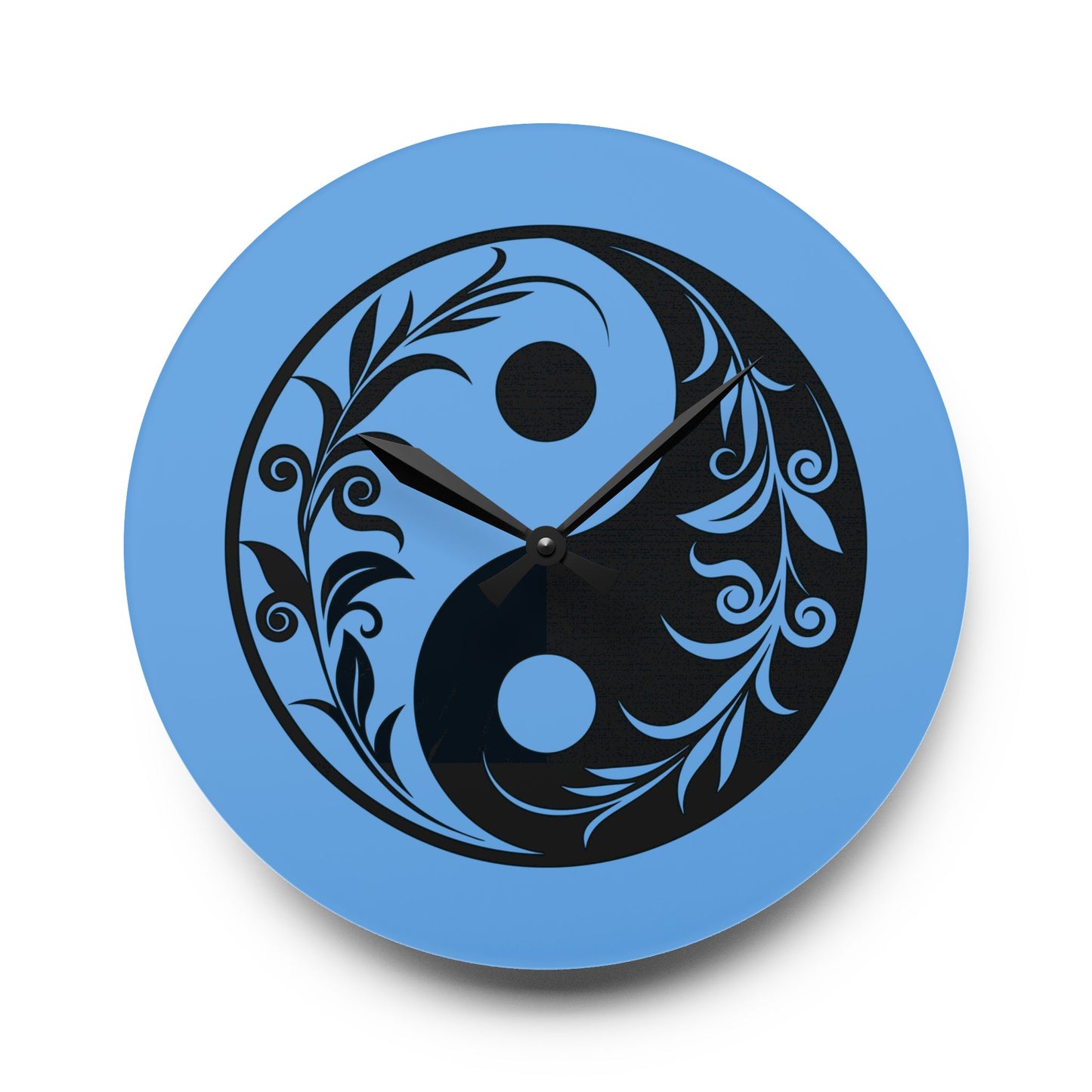 Yin Yang Acrylic Wall Clock