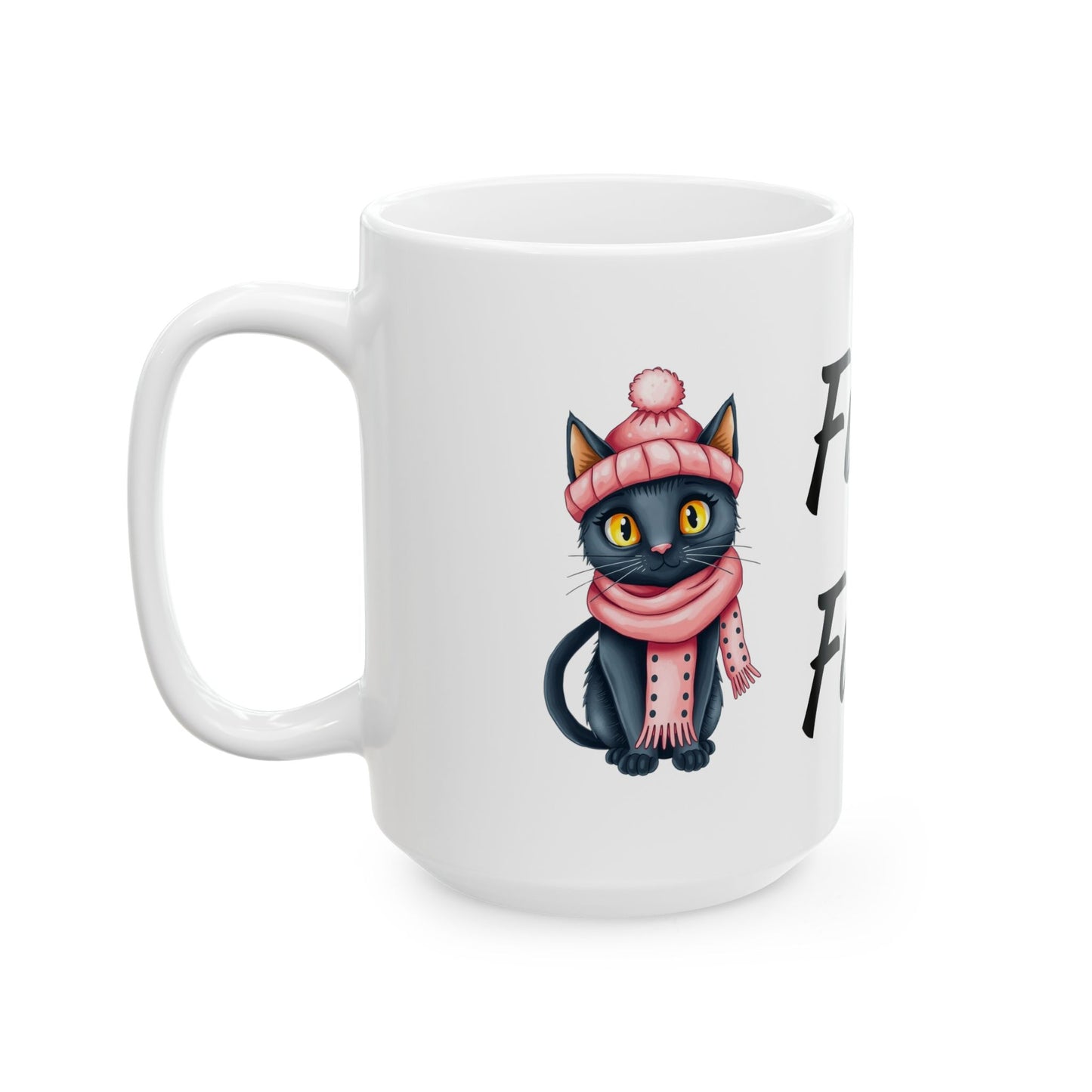 Furking Fabulous Ceramic Mug — Funny Cat Lover Coffee Cup (11oz/15oz)