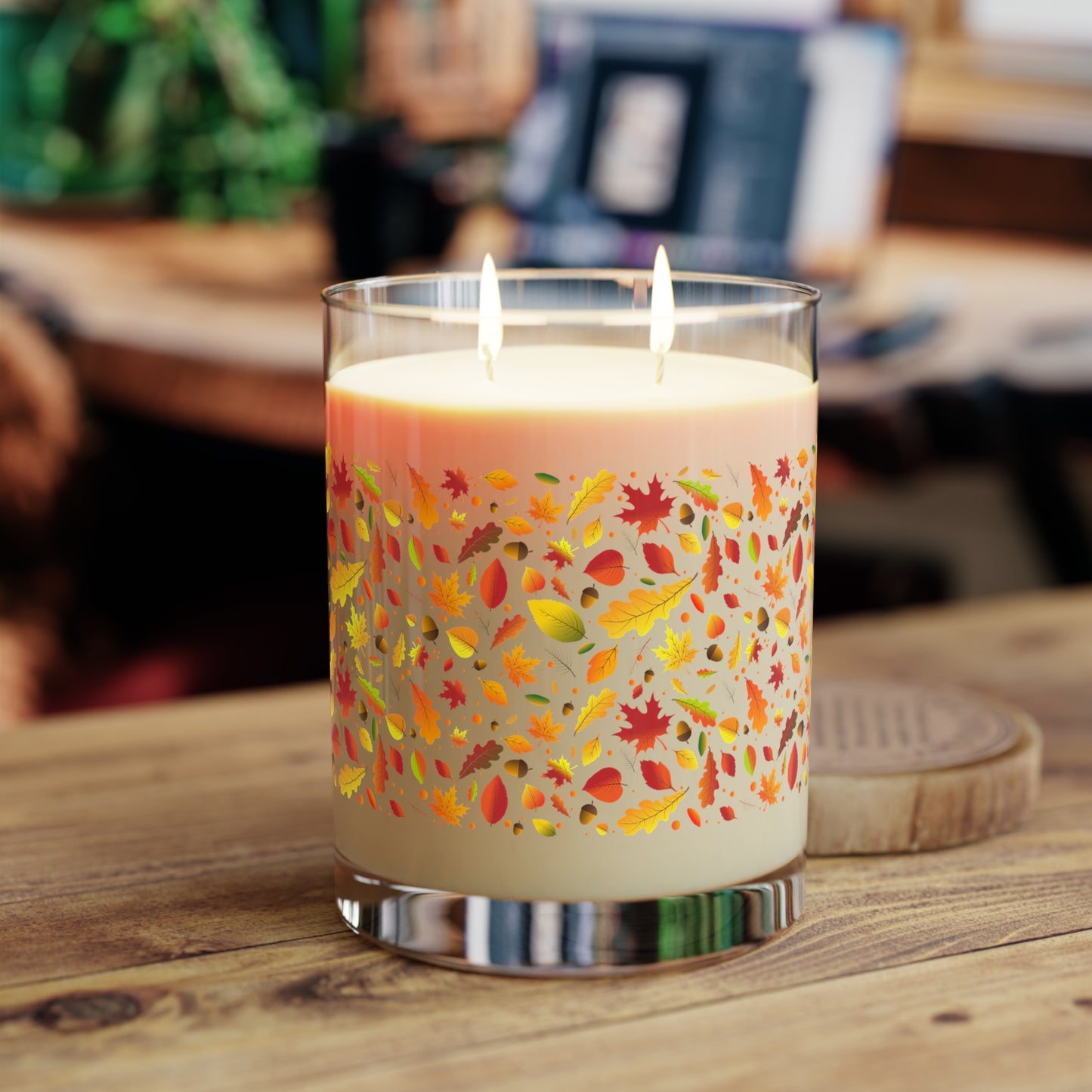 Fall Aromatherapy Candle, Cozy Home Decor, Seasonal Scented Candle Gift, Eco-friendly Soy Wax, Autumn Celebration