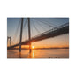 Sunrise Bridge Canvas Wall Art — Matte Stretched Canvas