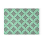 Mint Damask Glass Cutting Board — Decorative Kitchen Chopping Board