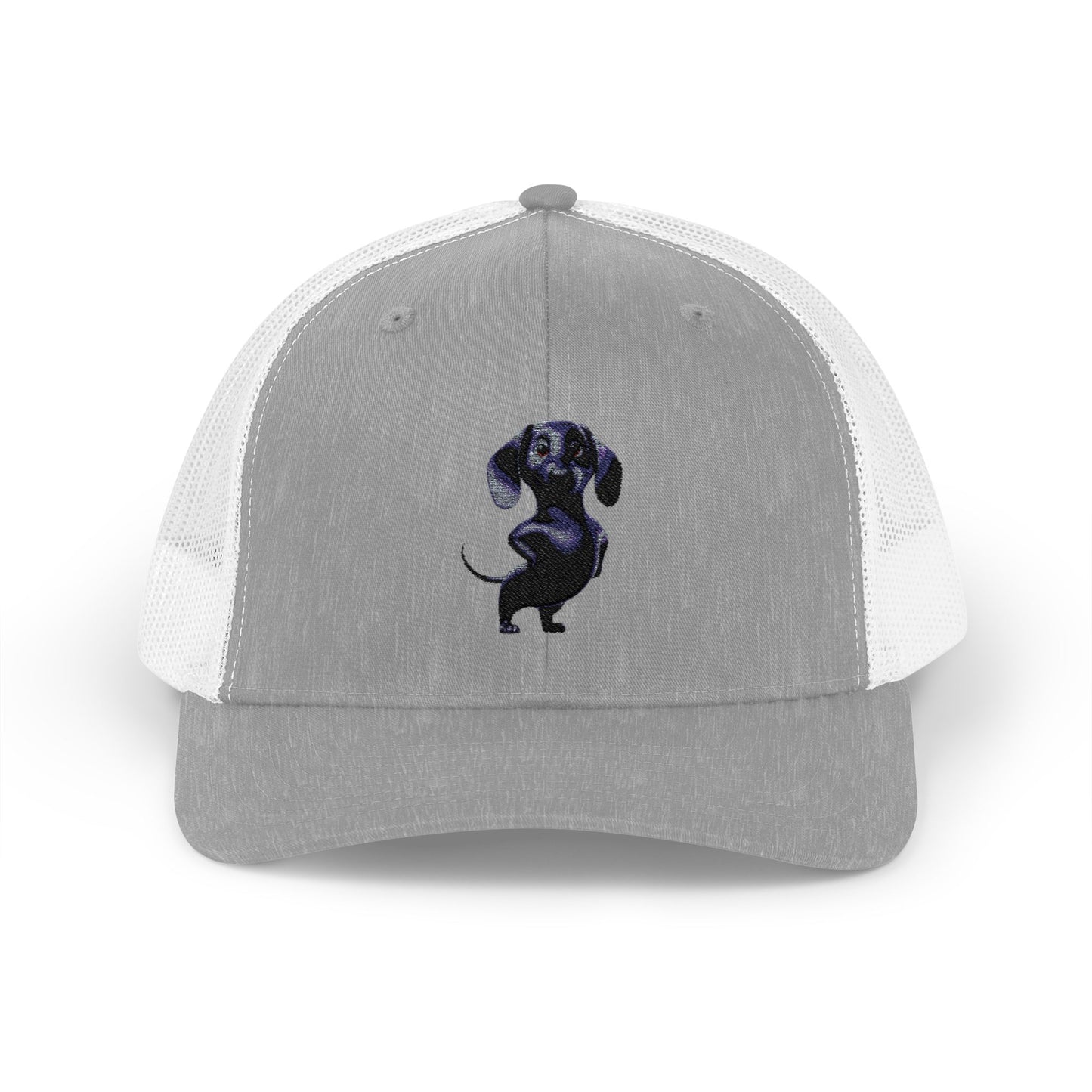 Dachshund Galaxy Trucker Cap – Embroidered Space Sausage Dog Snapback