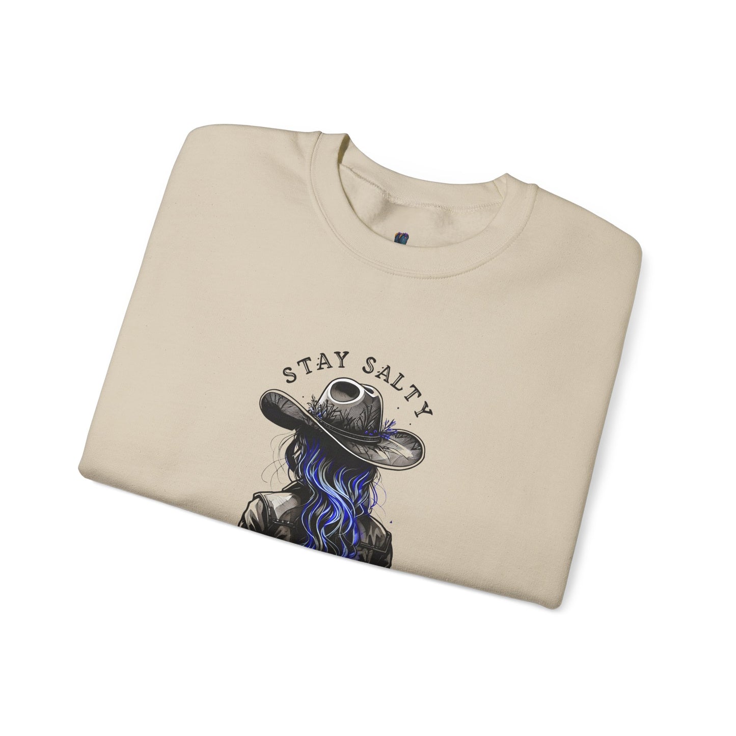 Stay Salty Cowgirl Sweatshirt | Cozy Western Apparel, Gift for Horse Lovers, Casual Wear, Cowboy Culture, Fall Fashion