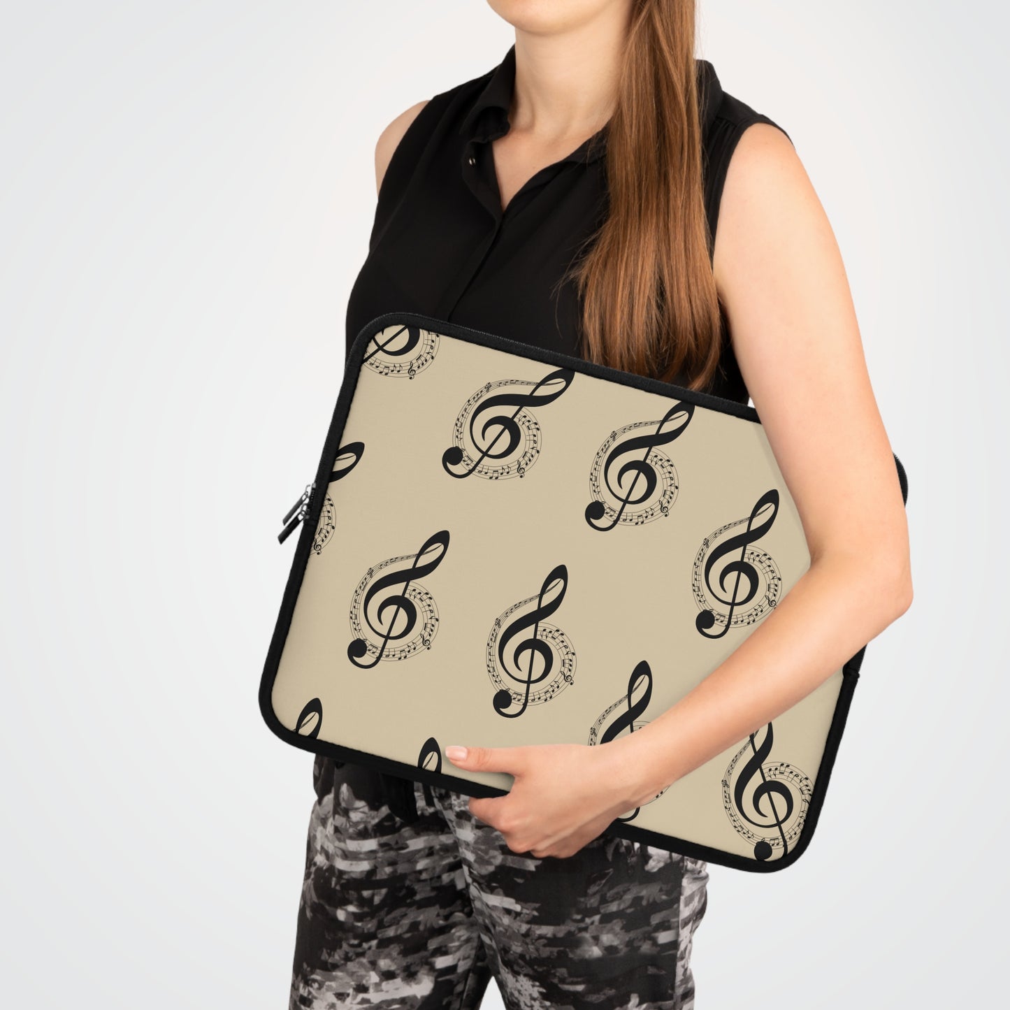 Musical Notes Laptop Sleeve – Stylish Protection for Music Lovers