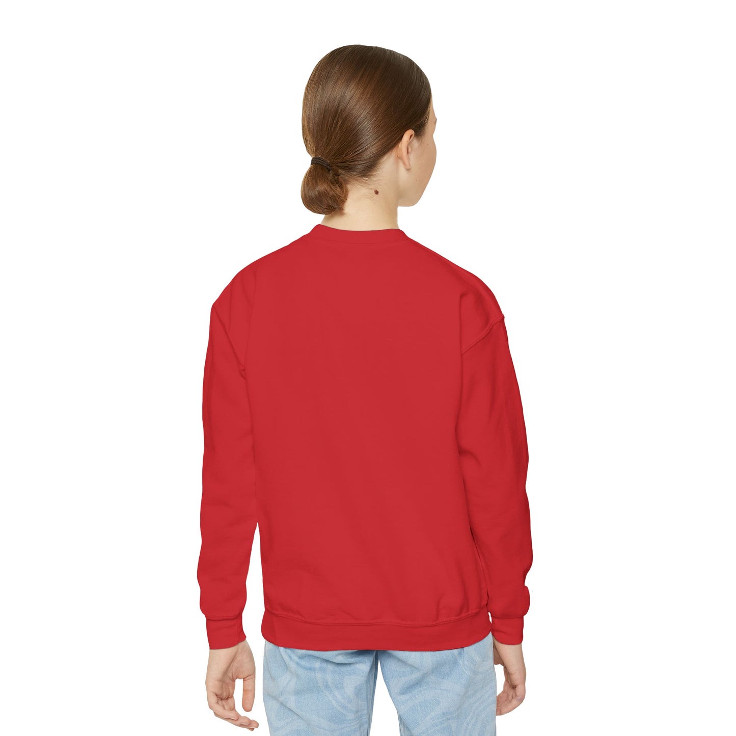 Cool Tiger Youth Crewneck Sweatshirt, Cute Animal Apparel, Teen Style, Gift for Kids, Casual Wear