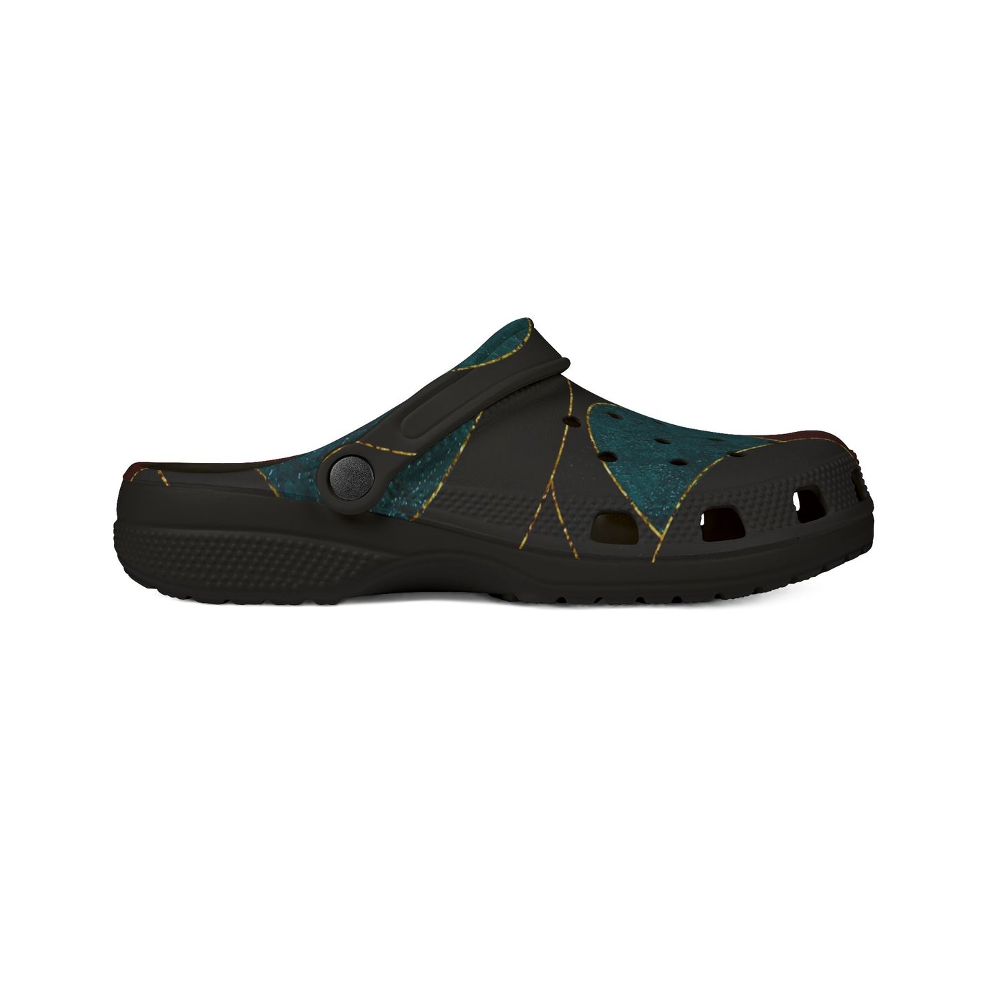 Abstract Polka Dot EVA Clogs — Comfortable Slip-On Rubber Shoes