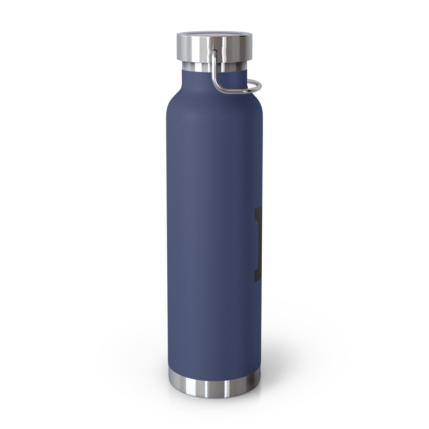 Personalized Copper Insulated Water Bottle, 22oz - "E" Custom Monogram
