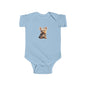 Yorkie Puppy Infant Bodysuit, Cute Dog Baby Onesie, Baby Shower Gift, Newborn Outfit, Paw Print Baby Clothes