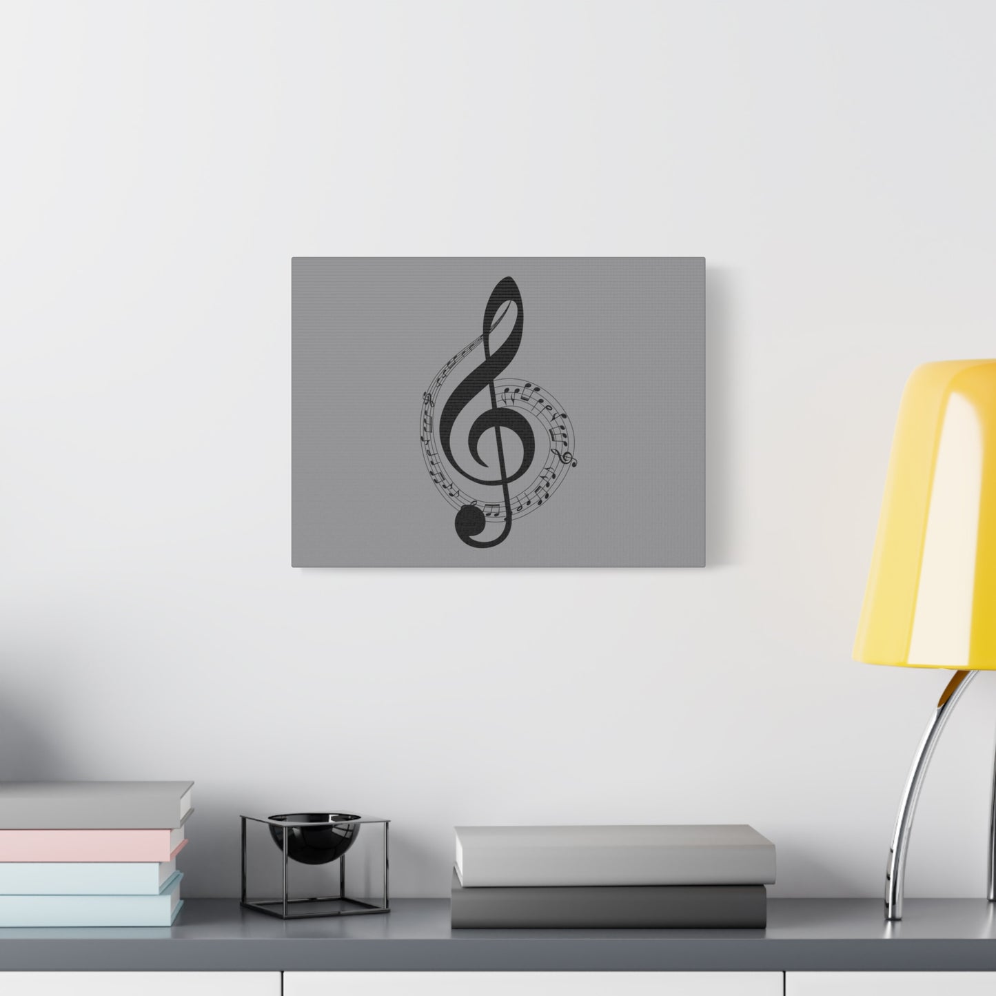 Musical Notes Canvas Print, Wall Art for Musicians, Music Lovers, Home Decor, Gift for Music Teacher, Birthday, Housewarming