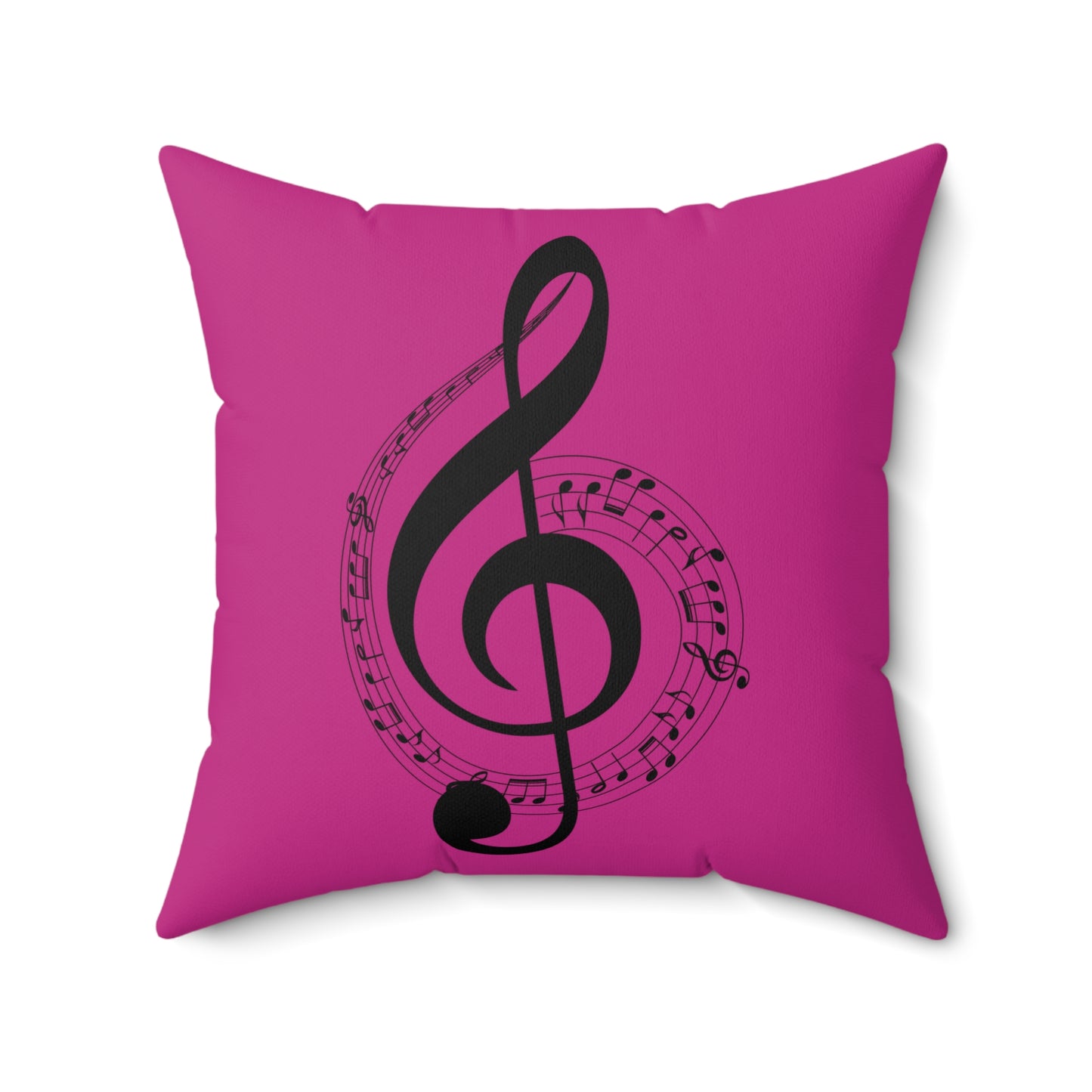 Musical Notes Decorative Pillow