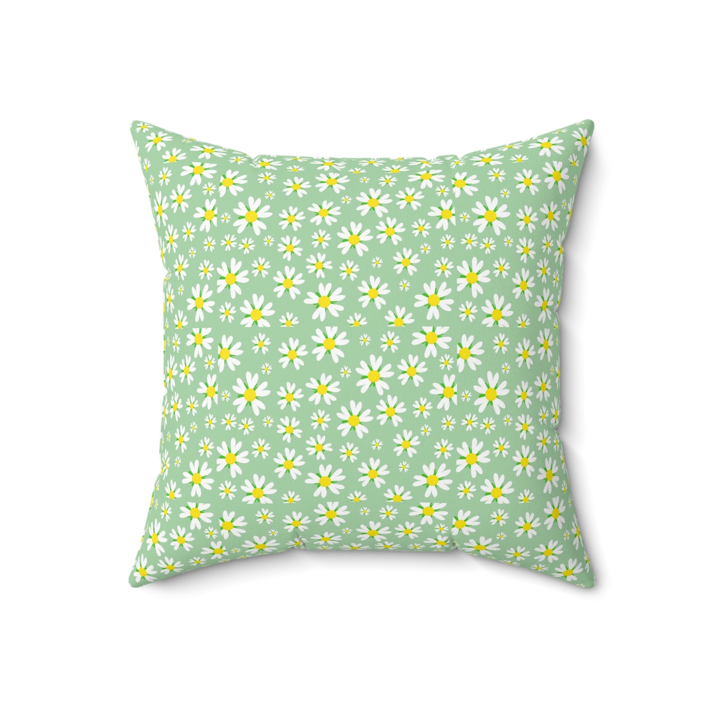 Spring Floral Square Pillow, Cozy Home Decor, Flower Accent Pillow, Gift for Garden Lovers, Living Room Cushion