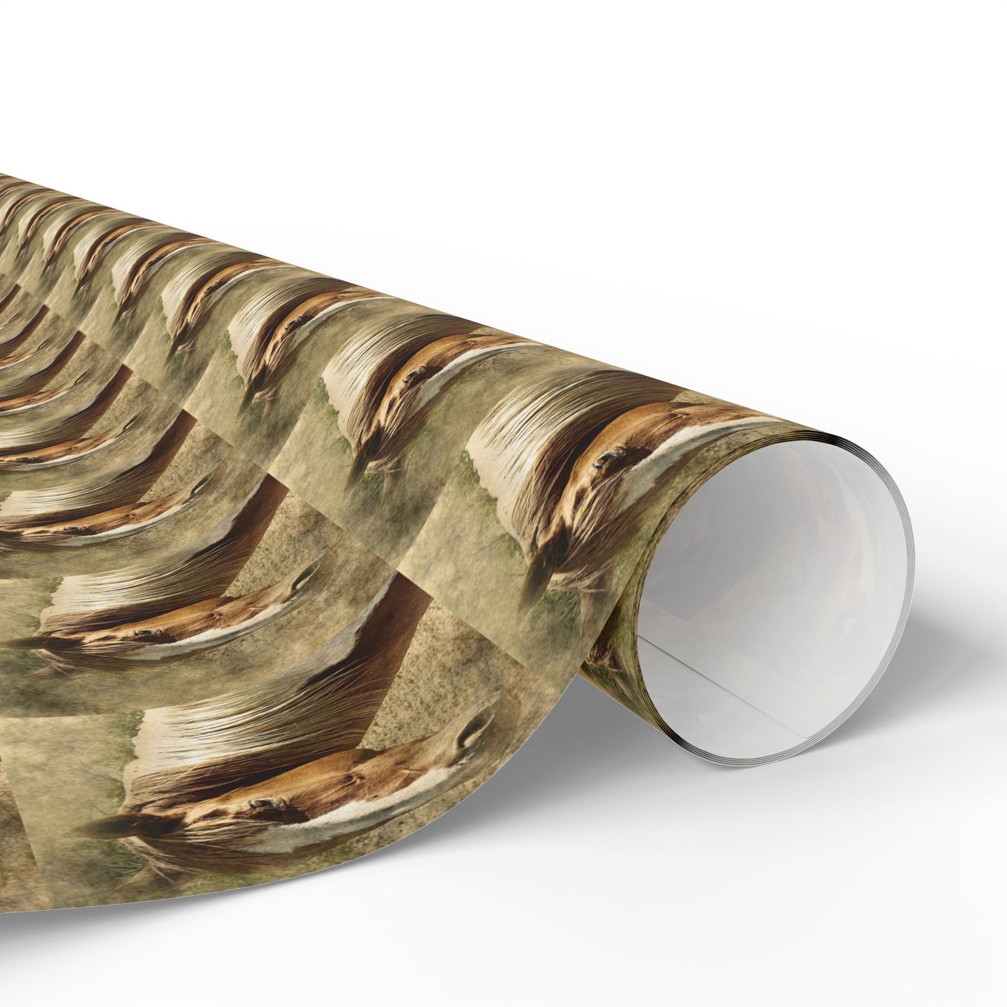 Wrapping Paper - Rustic Horse Pattern Gift Wrap